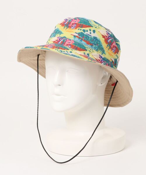 チチカカ(チチカカ)の「グラフィカルリバーシブルハット(ハット・レディース・ブラック/カーキ/キャメル・FREE)」の5枚目の写真