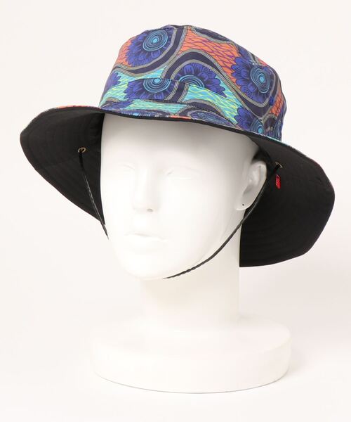 チチカカ(チチカカ)の「グラフィカルリバーシブルハット(ハット・レディース・ブラック/カーキ/キャメル・FREE)」の6枚目の写真