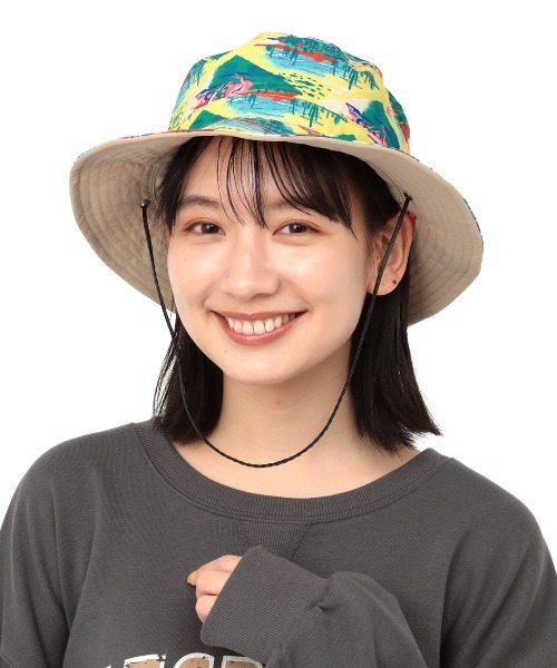 チチカカ(チチカカ)の「グラフィカルリバーシブルハット(ハット・レディース・ブラック/カーキ/キャメル・FREE)」の14枚目の写真