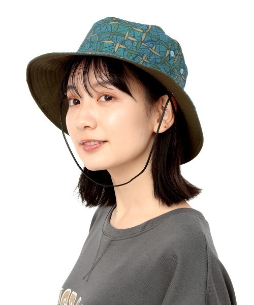 チチカカ(チチカカ)の「グラフィカルリバーシブルハット(ハット・レディース・ブラック/カーキ/キャメル・FREE)」の16枚目の写真