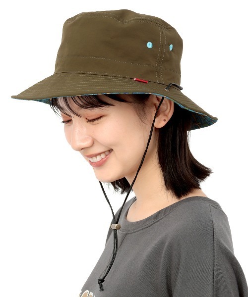 チチカカ(チチカカ)の「グラフィカルリバーシブルハット(ハット・レディース・ブラック/カーキ/キャメル・FREE)」の17枚目の写真