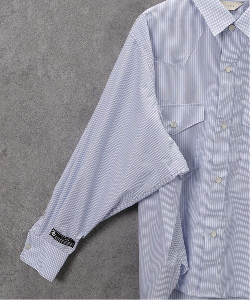 JIEDA(ジエダ)の「【JIEDA / ジエダ】STRIPE OVERSIZED WESTERN SHIRT(シャツ/ブラウス・メンズ・ブルー系その他・1)」の5枚目の写真