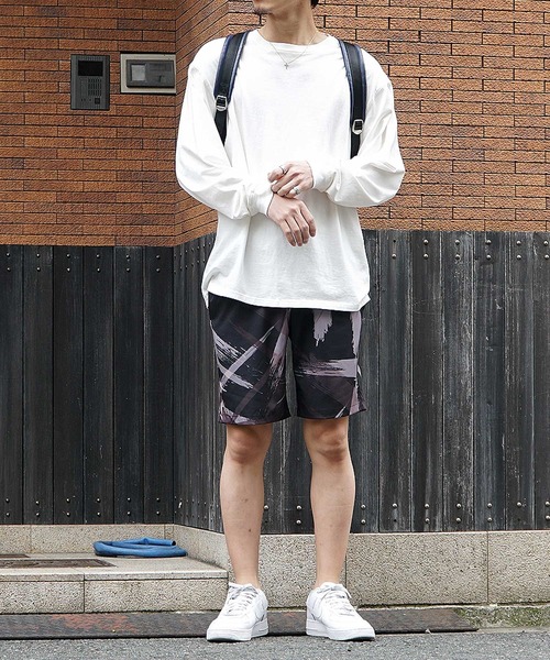 ANNTIAN ドライフラワー柄ハーフパンツ 心躍る、アロハ気分。 総柄フラワーハーフパンツ メンズ 夏服