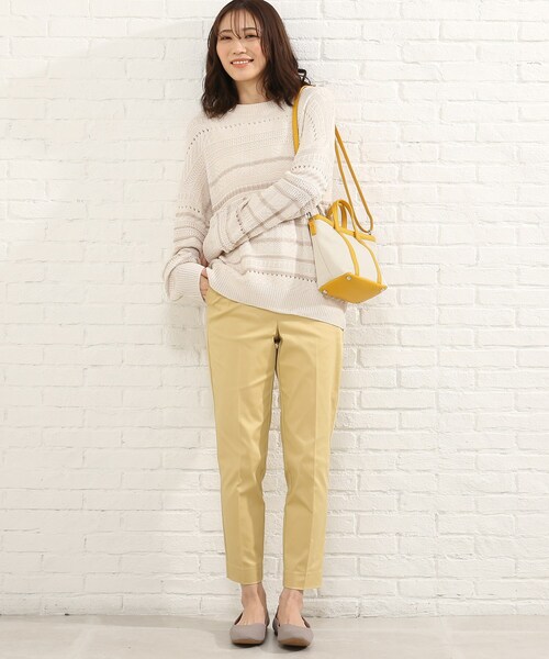 SHOO・LA・RUE(シューラルー)の「◆キャンバスコンビ2WAYミニトート(トートバッグ・レディース・ダークグリーン/イエロー/ベージュ系8/ピンク系・00)」の13枚目の写真