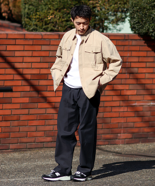 B.C STOCK(ベーセーストック)の「ウィルスガイガー 別注 シャツ(シャツ/ブラウス・メンズ・ベージュ/カーキ・MEDIUM/LARGE)」の3枚目の写真