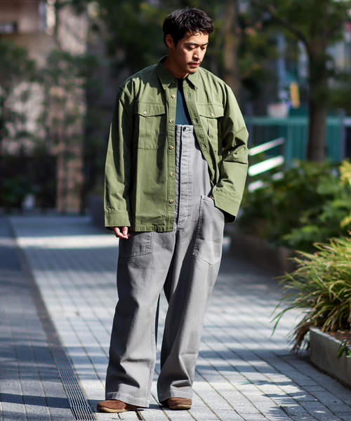 B.C STOCK(ベーセーストック)の「ウィルスガイガー 別注 シャツ(シャツ/ブラウス・メンズ・ベージュ/カーキ・MEDIUM/LARGE)」の6枚目の写真