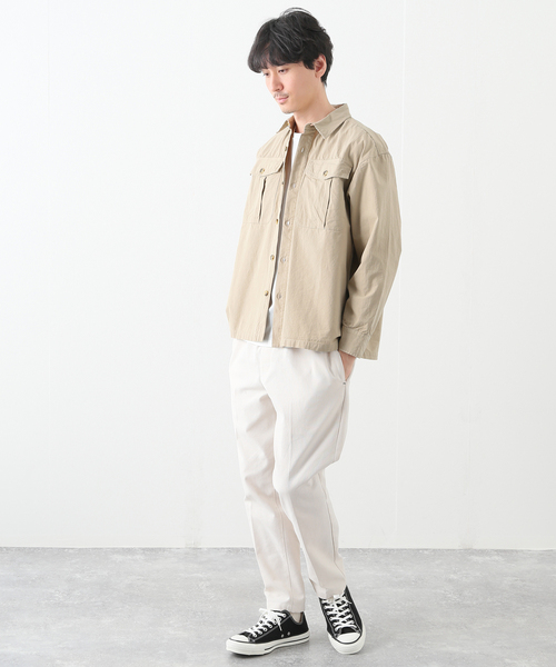 B.C STOCK(ベーセーストック)の「ウィルスガイガー 別注 シャツ(シャツ/ブラウス・メンズ・ベージュ/カーキ・MEDIUM/LARGE)」の15枚目の写真