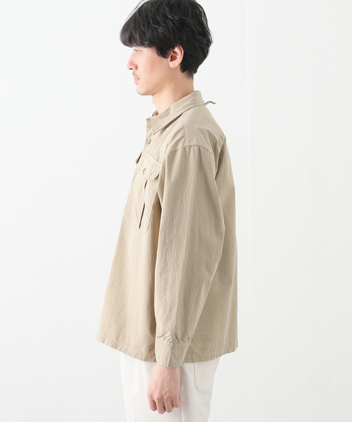 B.C STOCK(ベーセーストック)の「ウィルスガイガー 別注 シャツ(シャツ/ブラウス・メンズ・ベージュ/カーキ・MEDIUM/LARGE)」の17枚目の写真