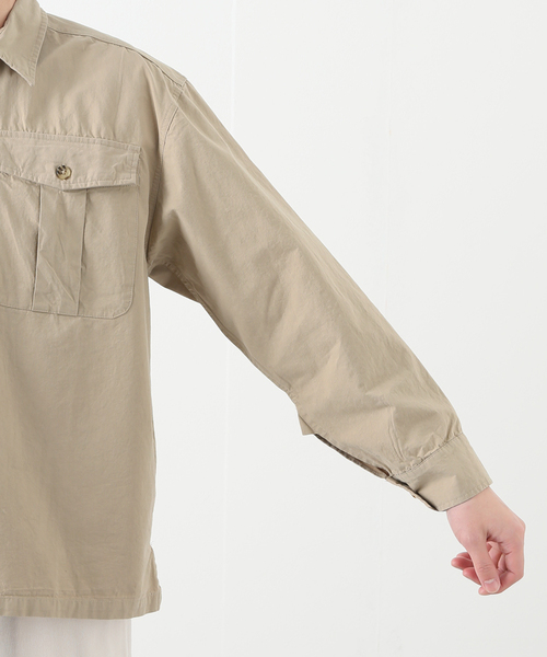 B.C STOCK(ベーセーストック)の「ウィルスガイガー 別注 シャツ(シャツ/ブラウス・メンズ・ベージュ/カーキ・MEDIUM/LARGE)」の21枚目の写真