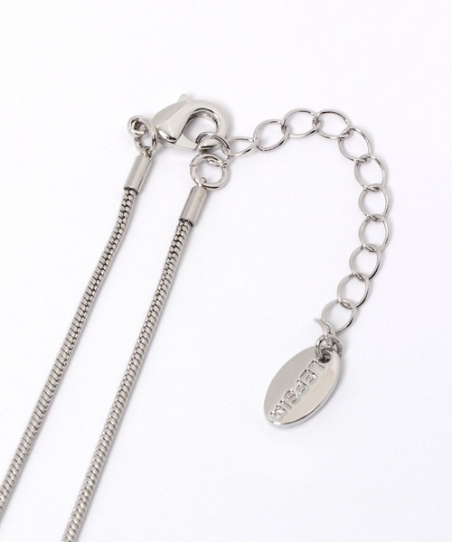 LEPSIM（レプシィム）の「ガラスハートネックレス　273028（ネックレス・レディース・シルバー系その他/ゴールド系その他・ONE SIZE）」の4枚目の写真