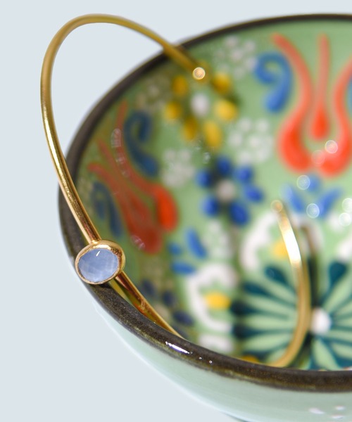 <Turkish Natural Stone(天然石)> STONE BANGLE(ストーンバングル)
