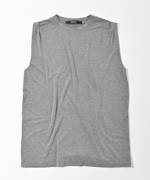 BULLISH(ブリッシュ)の「BULLISH ノースリープTシャツ&スリットロングパンツSET(Tシャツ/カットソー・レディース・ブラック/グレー・FREE)」の21枚目の写真