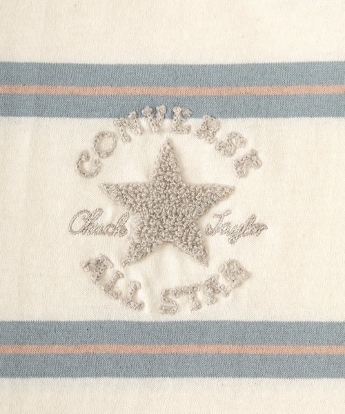 CONVERSE(コンバース)の「【CONVERSE/コンバース】ブランドロゴ刺繍&サガラ刺繍 マルチボーダーTシャツ/ 半袖Tシャツ(Tシャツ/カットソー・メンズ・ホワイト/ベージュ/グリーン/ベージュ系その他/グリーン系その他/ベージュ系その他2・M/L/XL)」の15枚目の写真