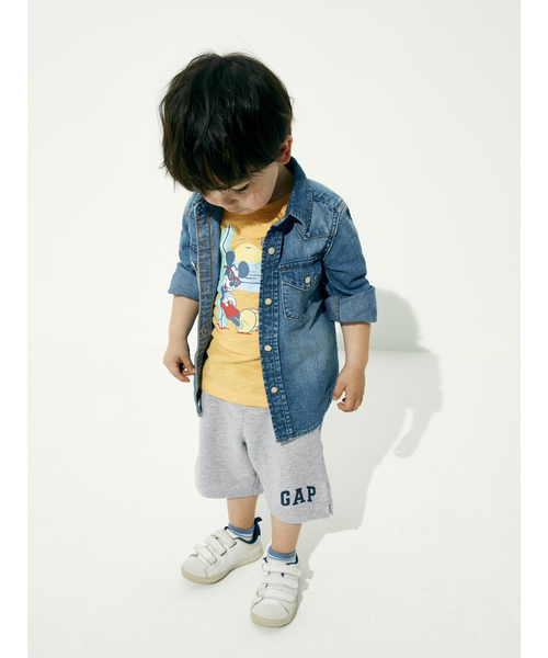 GAP（ギャップ）の「カーボナイズド フレンチテリー ショートパンツ (幼児)（その他パンツ・キッズ・ネイビー/グレー/レッド/アイボリー・12-18M/18-24M/2 YRS/3 YRS/4 YRS/5 YRS）」の8枚目の写真