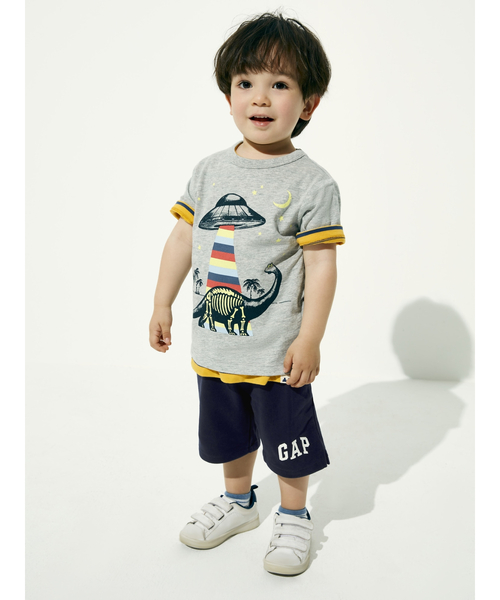 GAP（ギャップ）の「カーボナイズド フレンチテリー ショートパンツ (幼児)（その他パンツ・キッズ・ネイビー/グレー/レッド/アイボリー・12-18M/18-24M/2 YRS/3 YRS/4 YRS/5 YRS）」の10枚目の写真