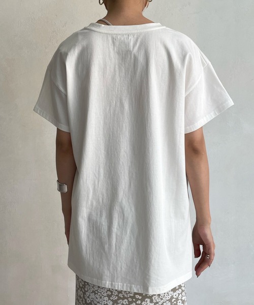DouDou(ドゥドゥ)の「【AgAwd/アガウド】フォトTEE(Tシャツ/カットソー・レディース・ブラック/ホワイト・FREE)」の17枚目の写真