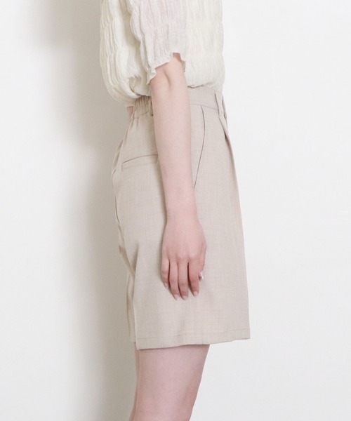 archives（アルシーヴ）の「リネン風ハーフパンツ（その他パンツ・レディース・ブラック/ベージュ/イエロー/グリーン・MEDIUM）」の10枚目の写真