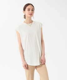 qualite | コットンフレンチスリーブカットソー(Tシャツ/カットソー)