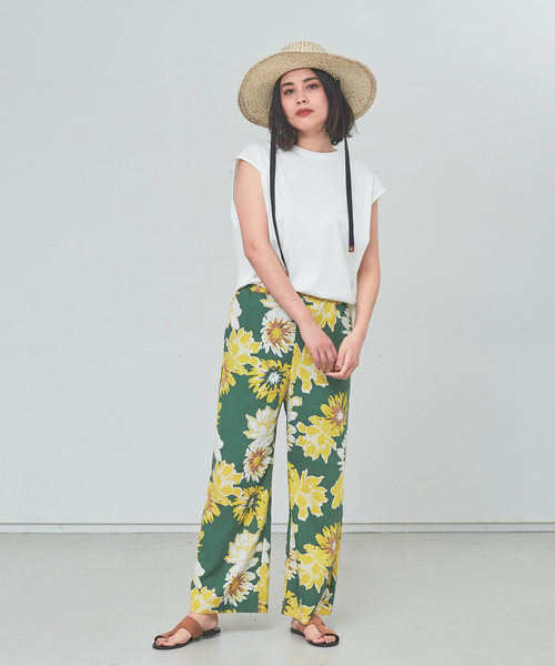 qualite（カリテ）の「コットンフレンチスリーブカットソー（Tシャツ/カットソー・レディース・オフホワイト/グリーン/ブラック/サーモンピンク・36/38）」の12枚目の写真