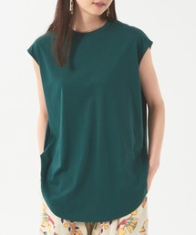 コットンフレンチスリーブカットソー