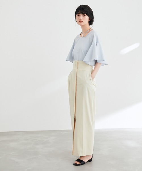 クロスストラップブラウス