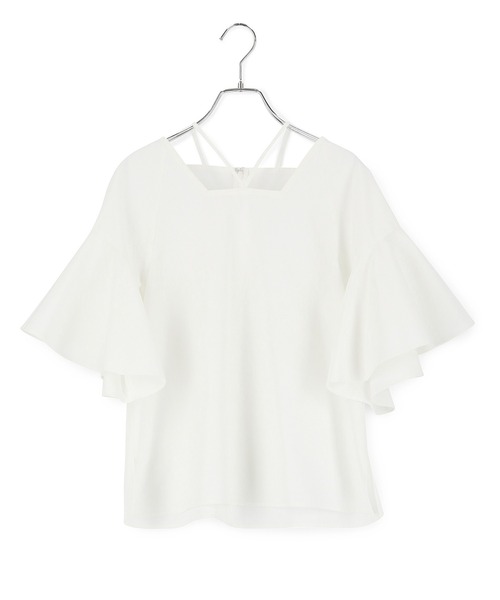 クロスストラップブラウス