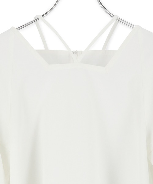 クロスストラップブラウス