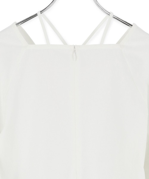 クロスストラップブラウス