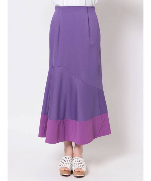 ELENDEEK（エレンディーク）の「ジャージーマーメイドスカート（スカート・レディース・ブラック/ベージュ/パープル・01/02）」の14枚目の写真