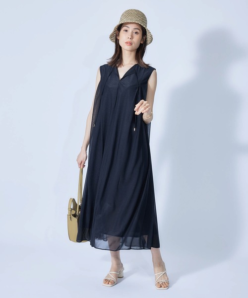 ROPE　エスパンディワンピース　Mサイズ　ブラック　55997 ROPE'（ロペ）の「エスパンディワンピース（ワンピース）」 - WEAR