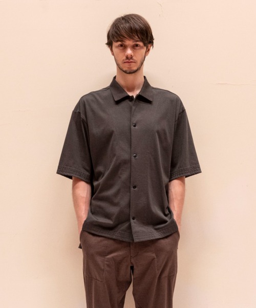Jackman(ジャックマン)の「Grace BB-Shirt(シャツ/ブラウス・メンズ・ホワイト/ブラック/ダークグリーン/ライトパープル・SMALL/MEDIUM/LARGE)」の4枚目の写真