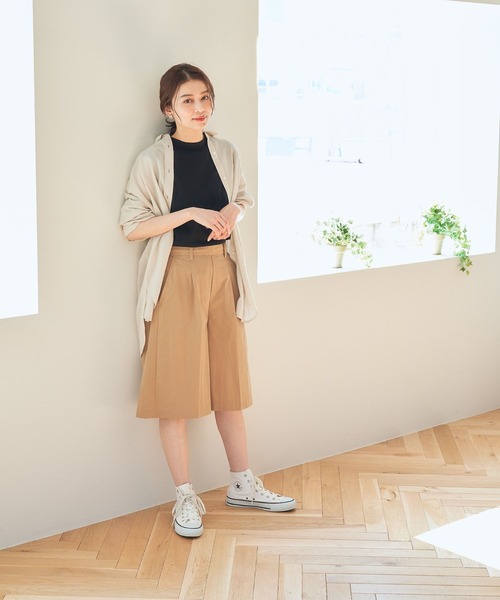 studio CLIP（スタディオクリップ）の「汗染み防止ノースリTシャツ（Tシャツ/カットソー・レディース・ブラウン系その他/ライトグレー/ブラック・FREE）」の4枚目の写真