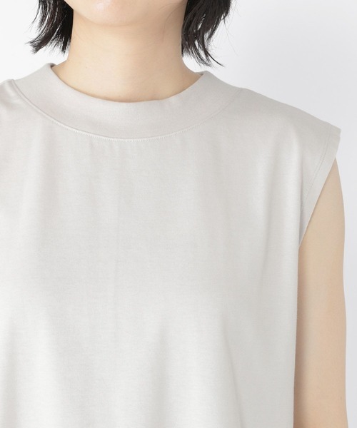 studio CLIP（スタディオクリップ）の「汗染み防止ノースリTシャツ（Tシャツ/カットソー・レディース・ブラウン系その他/ライトグレー/ブラック・FREE）」の14枚目の写真
