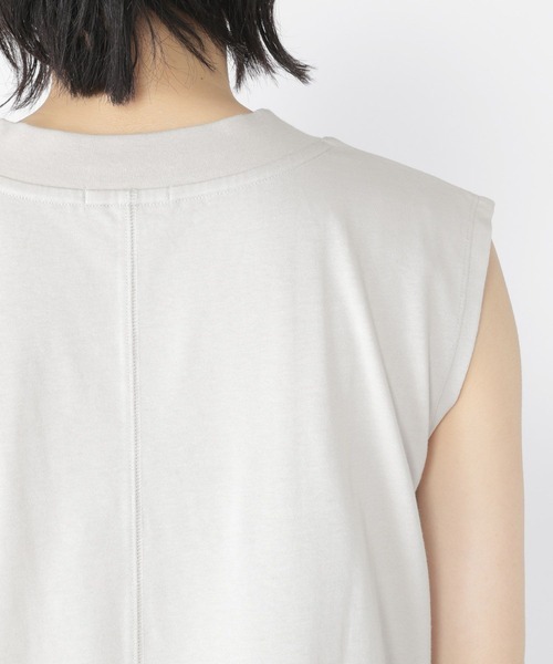 studio CLIP（スタディオクリップ）の「汗染み防止ノースリTシャツ（Tシャツ/カットソー・レディース・ブラウン系その他/ライトグレー/ブラック・FREE）」の5枚目の写真
