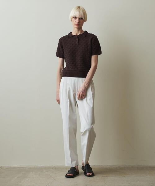 Steven Alan(スティーブンアラン)の「<Steven Alan>EYELET COTTON KNIT PULLOVER/ニット(ニット/セーター・レディース・ダークブラウン/ナチュラル/オリーブ・FREE)」の17枚目の写真