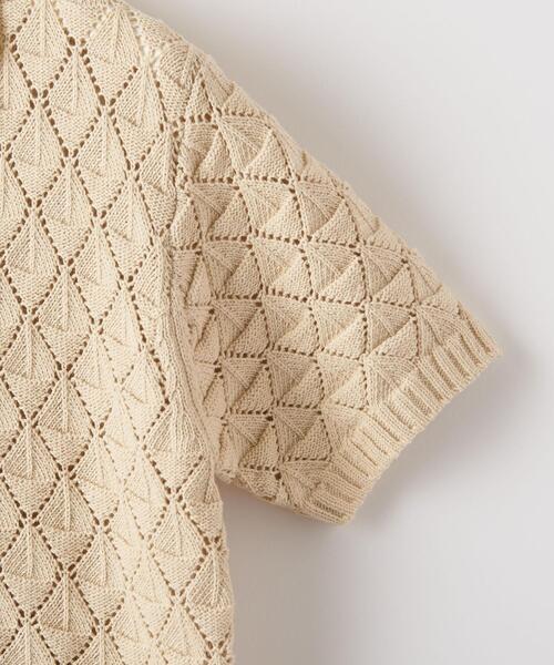 Steven Alan(スティーブンアラン)の「<Steven Alan>EYELET COTTON KNIT PULLOVER/ニット(ニット/セーター・レディース・ダークブラウン/ナチュラル/オリーブ・FREE)」の12枚目の写真