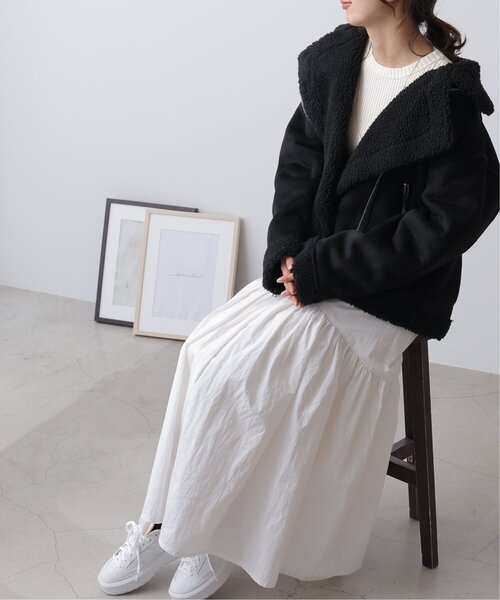 WEB限定フェイクムートンオーバージャケット