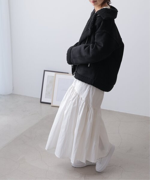 WEB限定フェイクムートンオーバージャケット