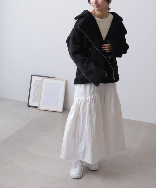 WEB限定フェイクムートンオーバージャケット