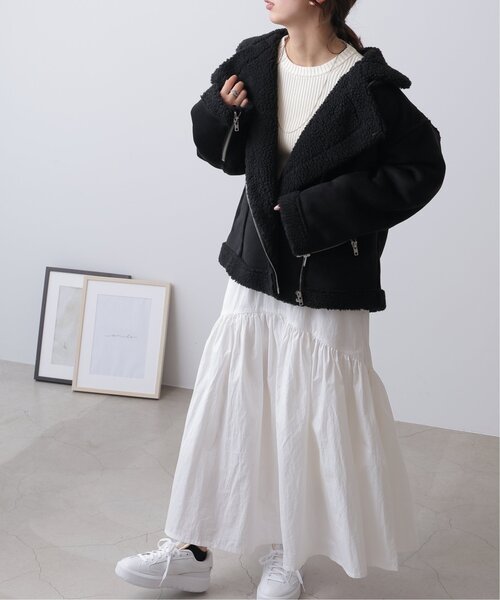 WEB限定フェイクムートンオーバージャケット