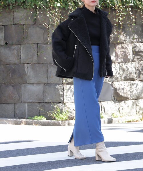 WEB限定フェイクムートンオーバージャケット