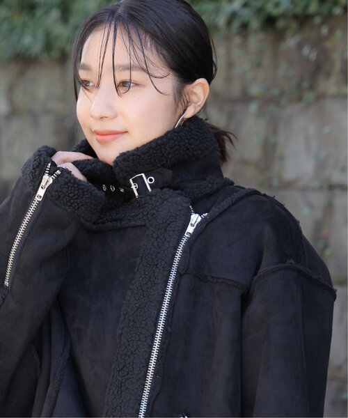 WEB限定フェイクムートンオーバージャケット