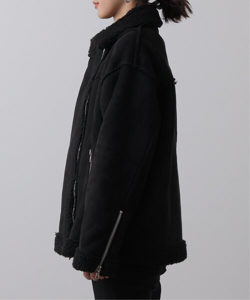 WEB限定フェイクムートンオーバージャケット