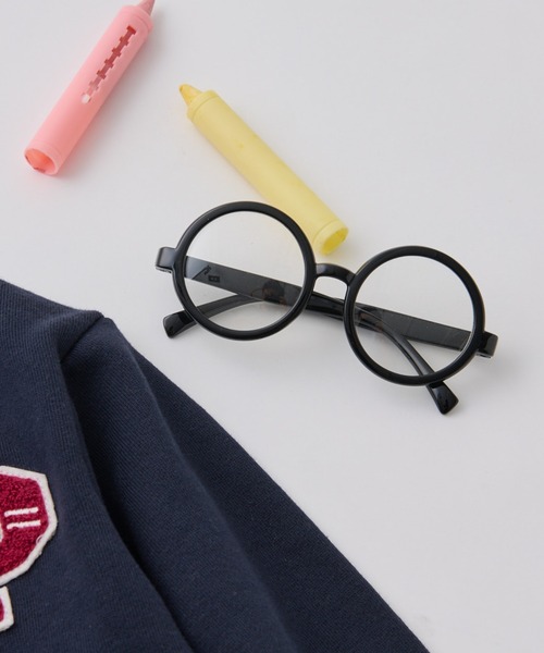 CIAOPANIC TYPY(チャオパニックティピー)の「【KIDS】ラウンド型めがね(メガネ・キッズ・ブラック・ONE SIZE)」の1枚目の写真