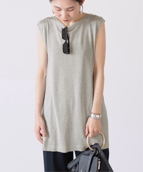 VERMEIL par iena(ヴェルメイユパーイエナ)の「【ESLOW/エスロー】バックドレープセーター◆(ニット/セーター・レディース・ブラック/サックスブルー・FREE)」の13枚目の写真