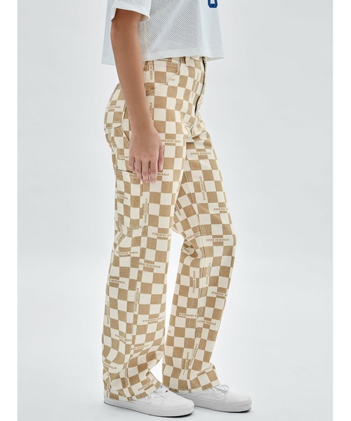 Guess(ゲス)の「GUESS Originals Checkered Carpenter Denim Pants(デニムパンツ・レディース・ベージュ/グリーン・24inch/27inch/25inch/26inch)」の20枚目の写真