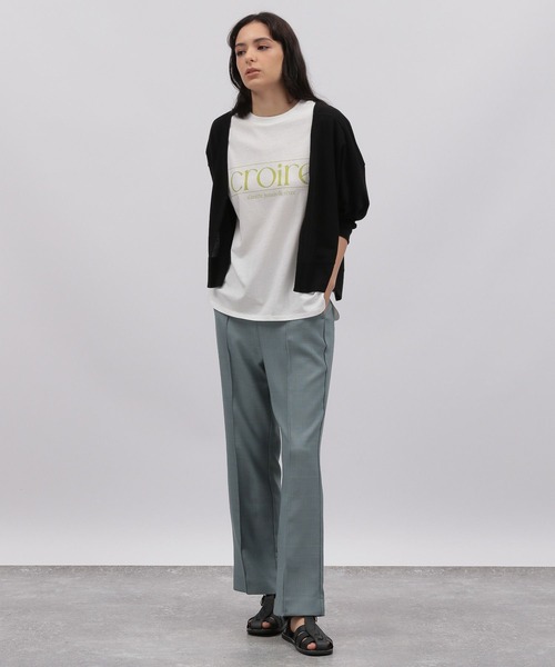 LAKOLE（ラコレ）の「BIGロゴスリーブレスTシャツ / 299131（Tシャツ/カットソー・レディース・ブラック/オフホワイト/ベージュ・SMALL/MEDIUM）」の20枚目の写真