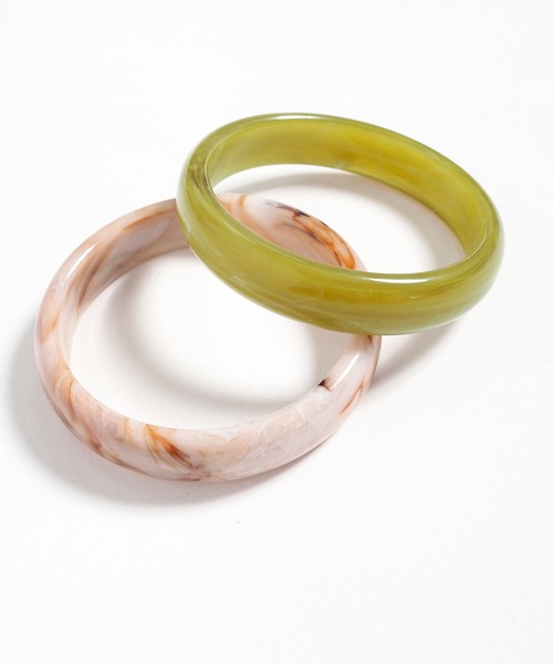 Crisp（クリスプ）の「マーブルバングル（バングル/リストバンド・レディース・ブラウン/グリーン・FREE）」の9枚目の写真