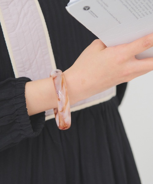 Crisp（クリスプ）の「マーブルバングル（バングル/リストバンド・レディース・ブラウン/グリーン・FREE）」の15枚目の写真