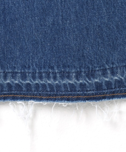 andme（アンドミー）の「裾フリンジデニムフレアパンツ（デニムパンツ・レディース・ブラック/サックスブルー/ブルー・M/L）」の17枚目の写真